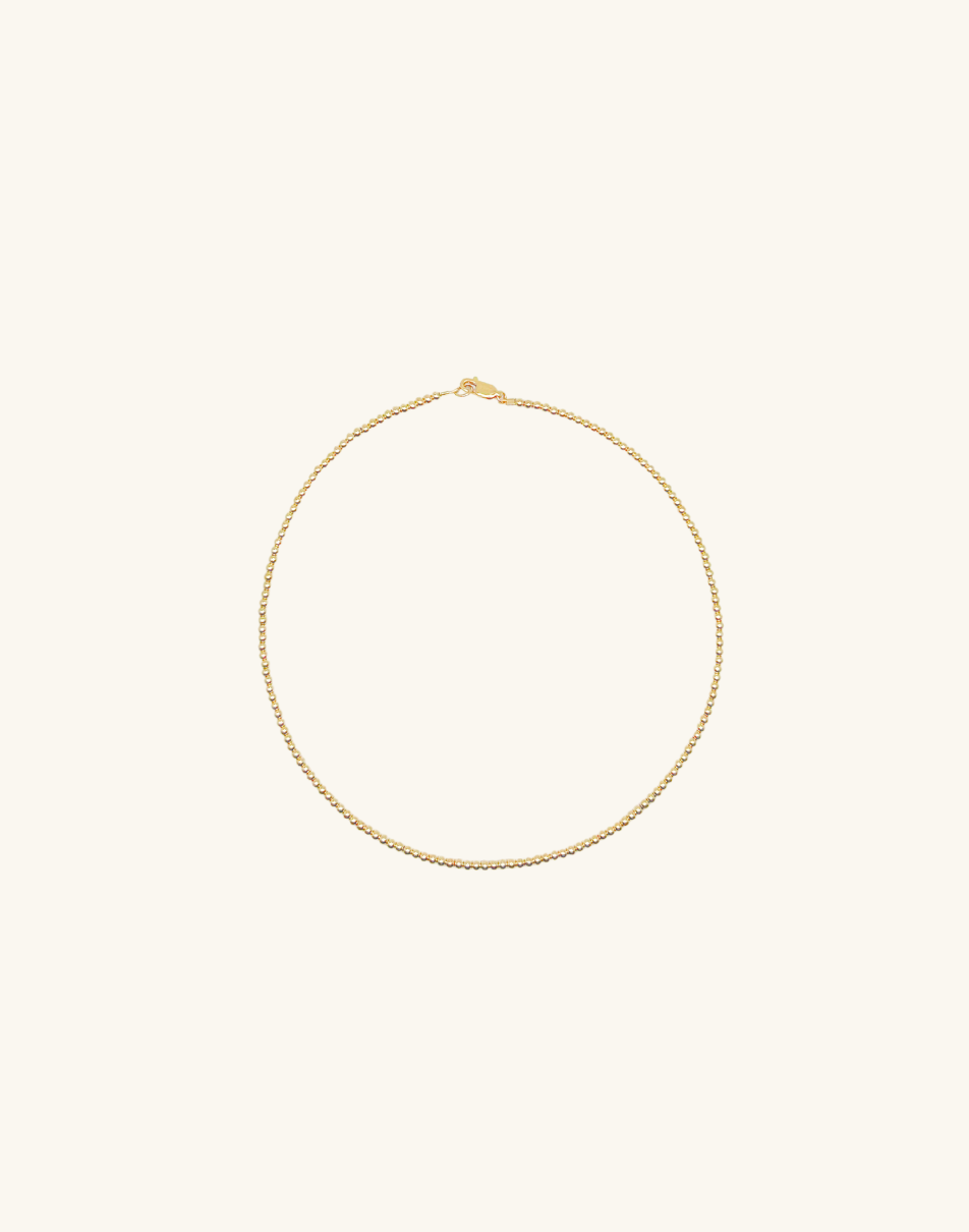 2.5MM Gold Anklet.