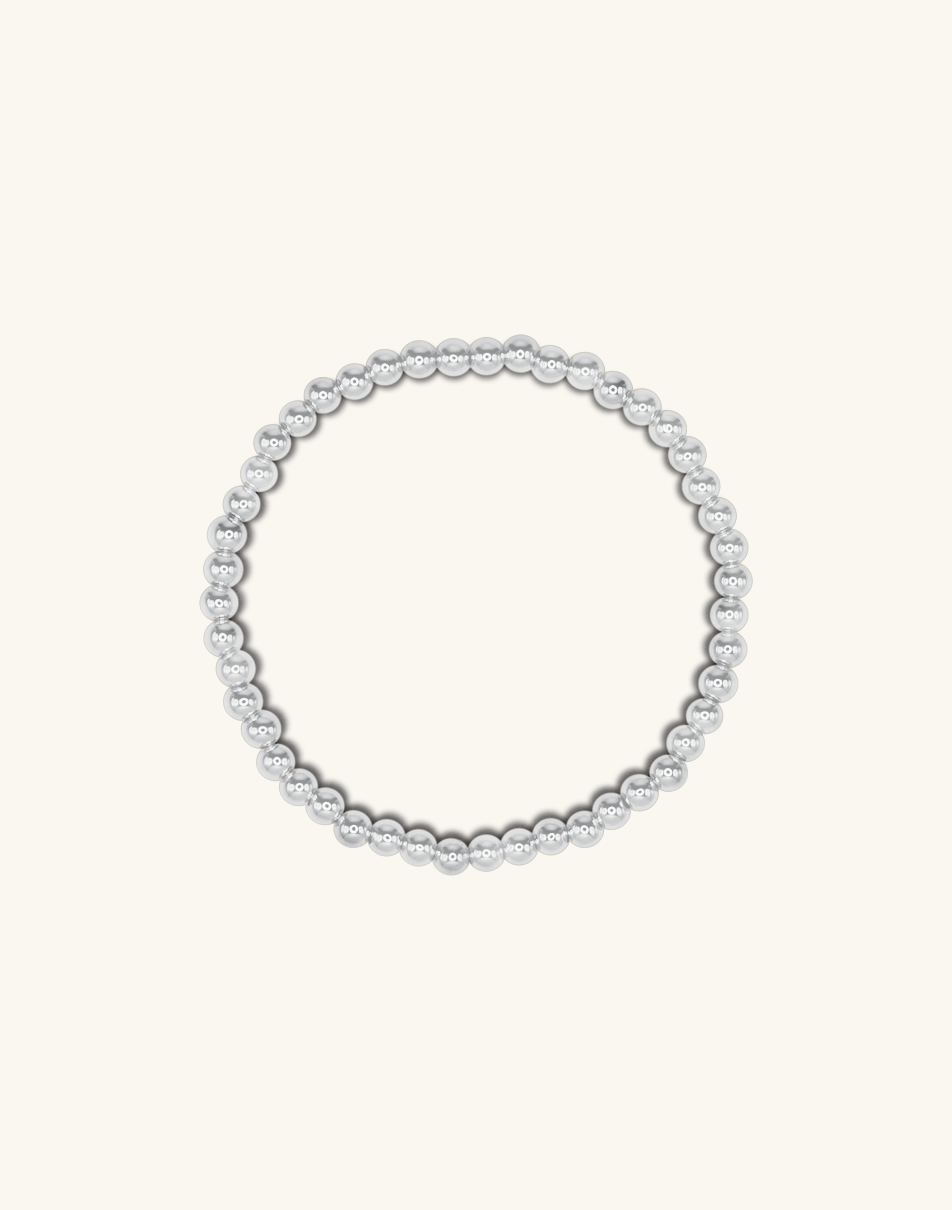 4MM Silver Bracelet.