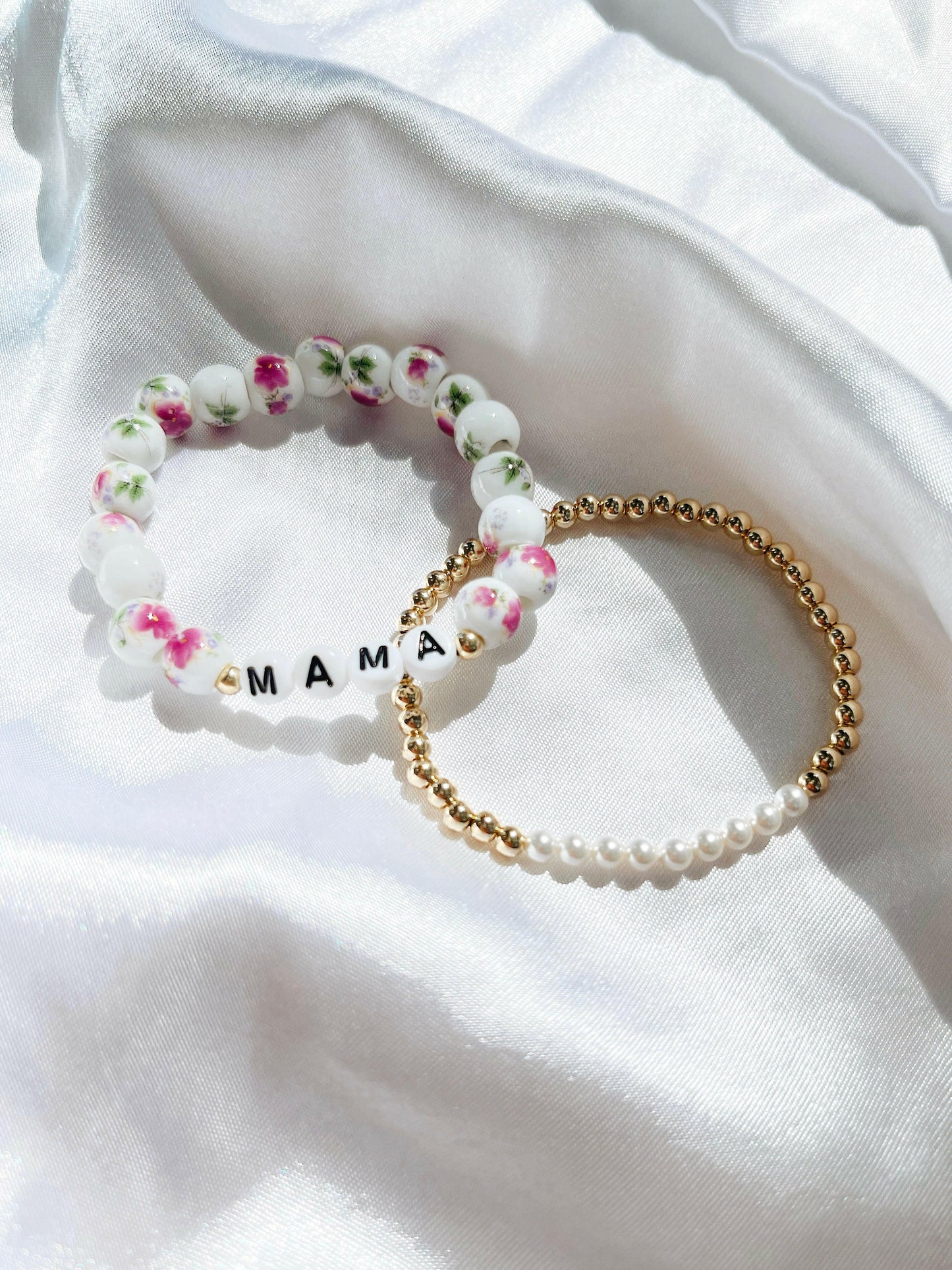 Josie Bracelet | Half Gold, Half Pearl.