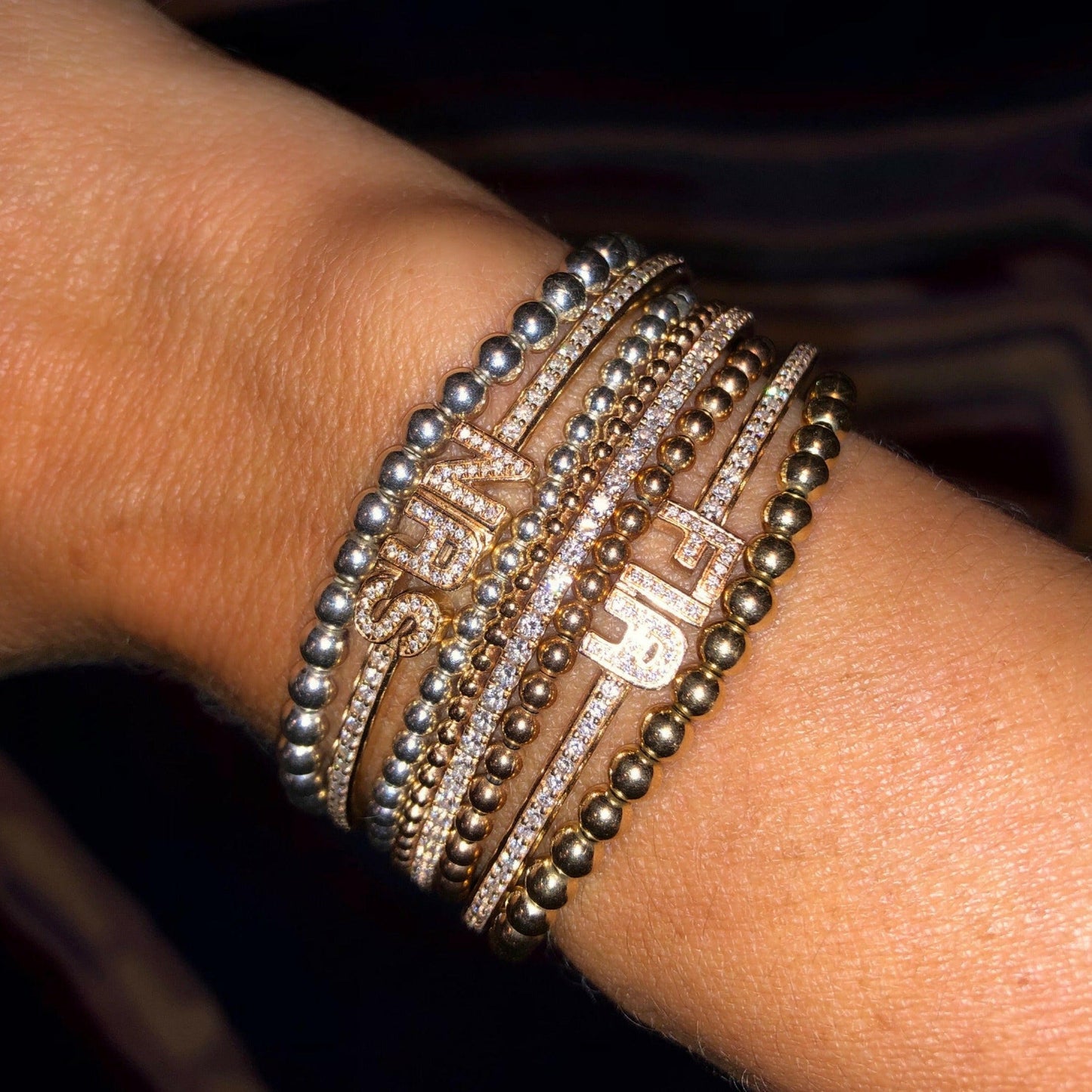 4MM Gold Bracelet.