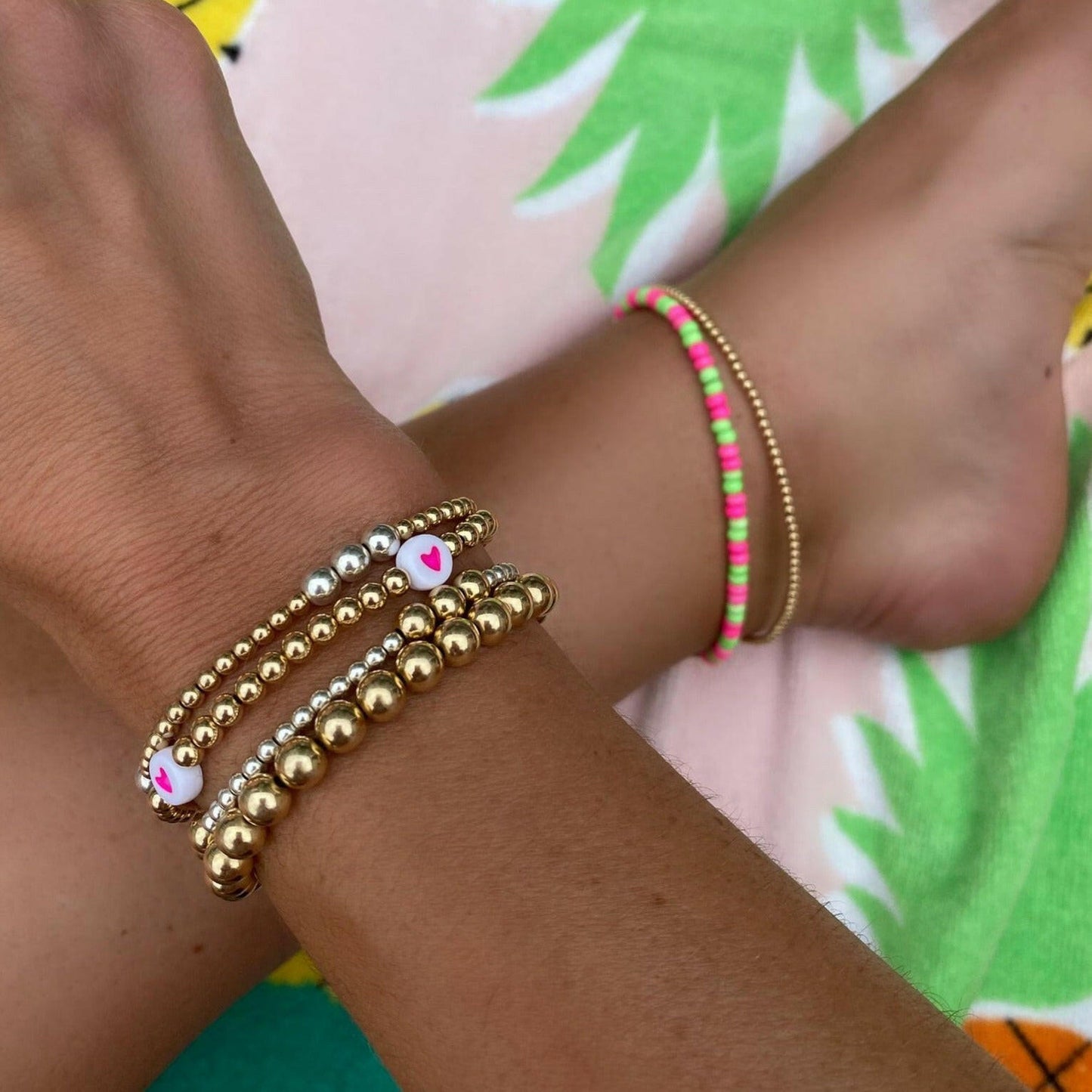 2.5MM Gold Anklet.