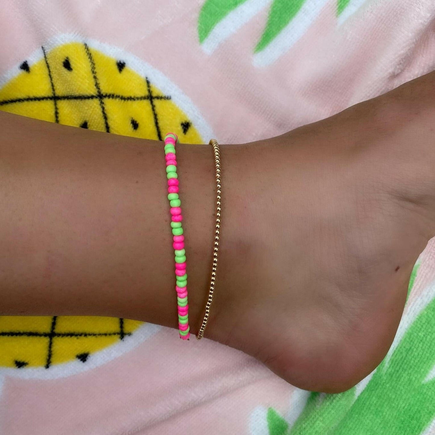 2.5MM Gold Anklet.