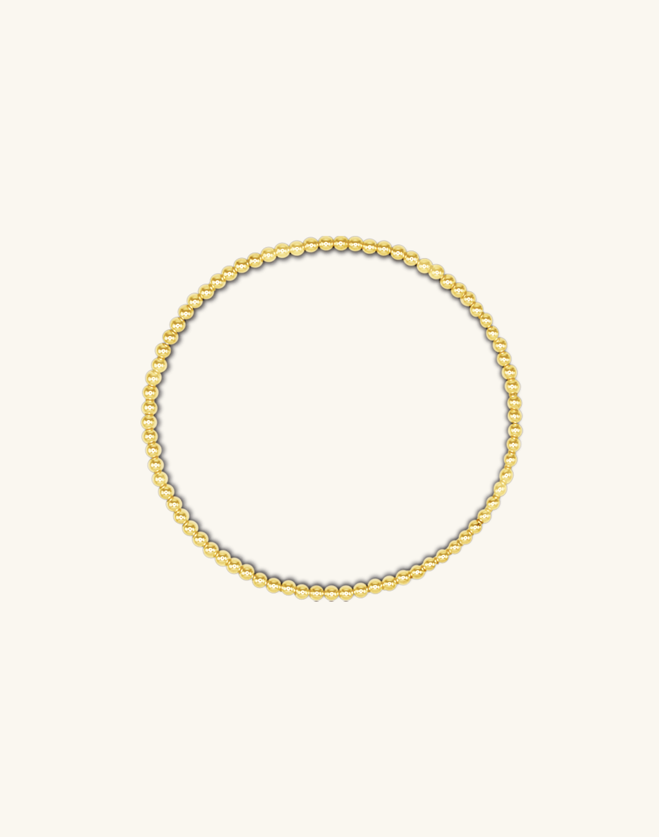2.5MM Gold Bracelet
