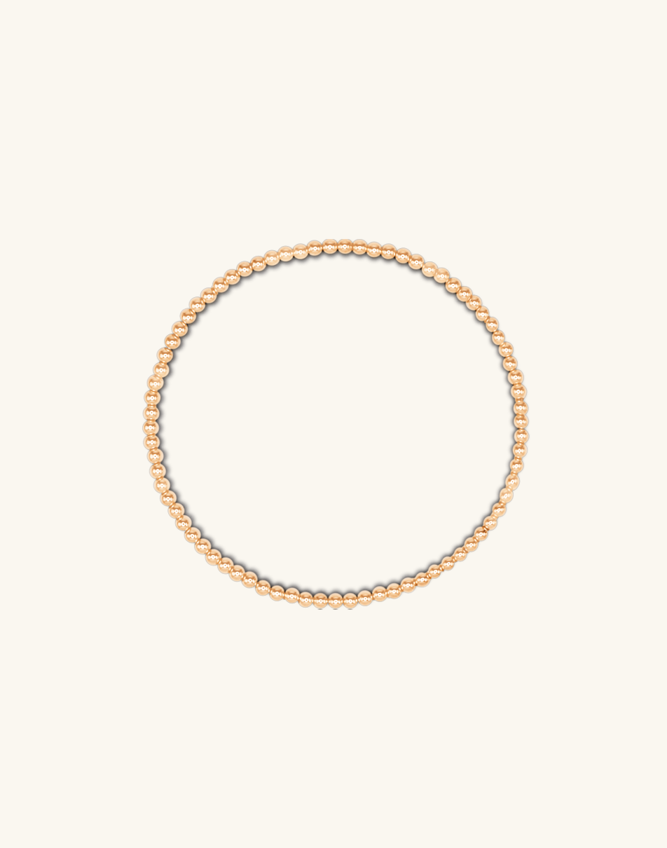 2.5MM Rose Gold Bracelet