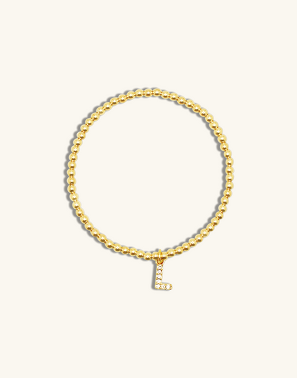 Pave Initial Bracelet.